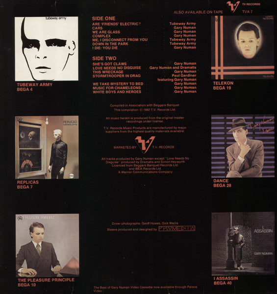 Gary Numan : New Man Numan - The Best Of Gary Numan (LP, Comp)
