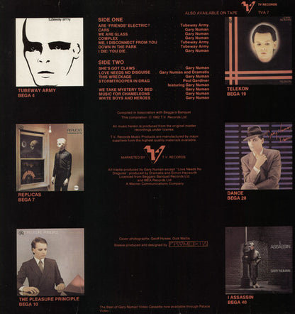 Gary Numan : New Man Numan - The Best Of Gary Numan (LP, Comp)