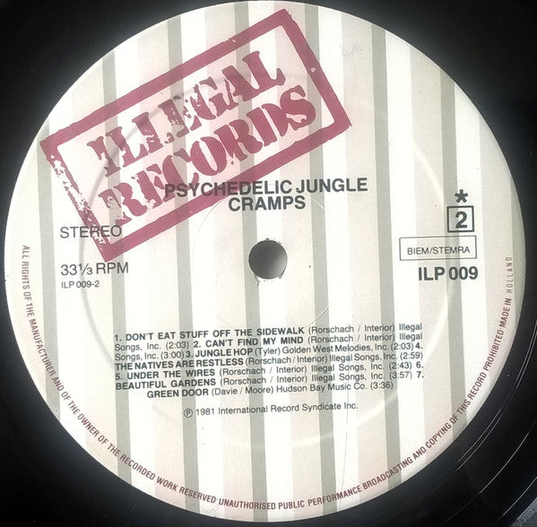 The Cramps : Psychedelic Jungle (LP, Album)