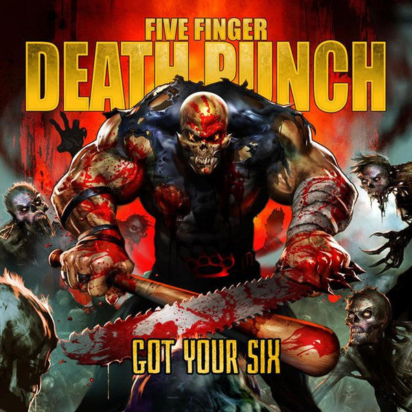 Five Finger Death Punch : Got Your Six (2xLP, Album, Red + CD, Album)