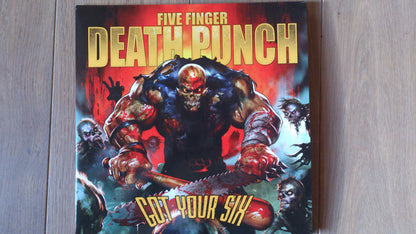 Five Finger Death Punch : Got Your Six (2xLP, Album, Red + CD, Album)