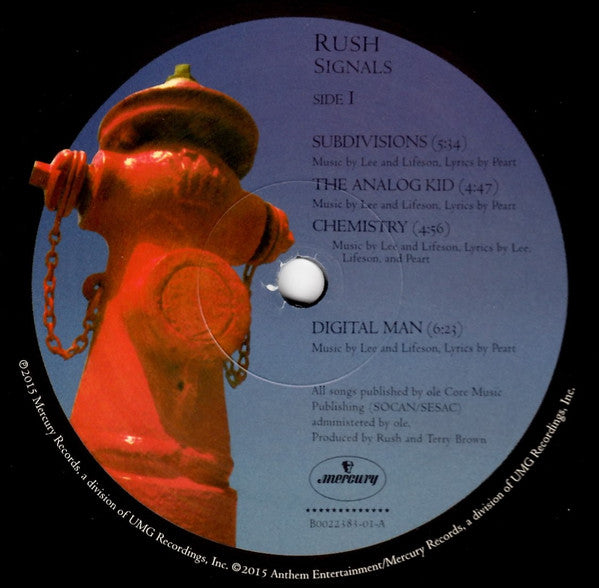 Rush : Signals (LP, Album, RE, RM, 200)