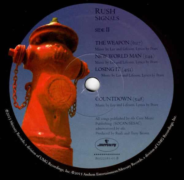 Rush : Signals (LP, Album, RE, RM, 200)