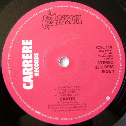 Saxon : Saxon (LP, Album)