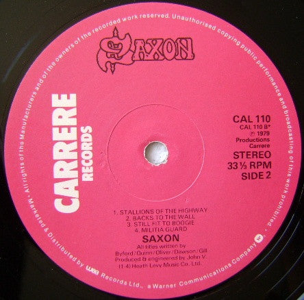 Saxon : Saxon (LP, Album)