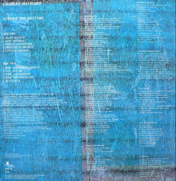 Charles Hayward : Survive The Gesture (LP, Album)