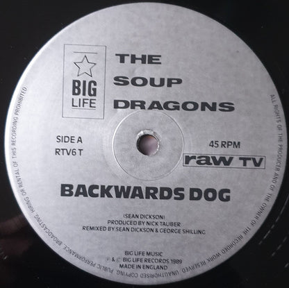 The Soup Dragons : Backwards Dog (12", Single)