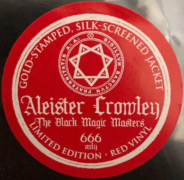 Aleister Crowley : The Black Magic Masters (LP, Ltd, Num, Red)
