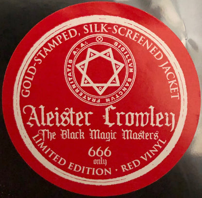 Aleister Crowley : The Black Magic Masters (LP, Ltd, Num, Red)