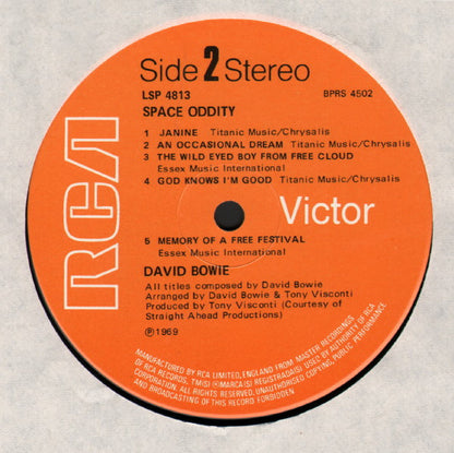 David Bowie : Space Oddity (LP, Album, RE)
