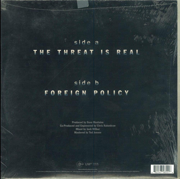 Megadeth : The Threat Is Real (12", Ltd, Whi)