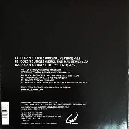 Million Dan : Dogz N Sledgez (12")