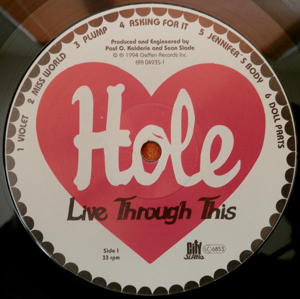 Hole (2) : Live Through This (LP, Album)