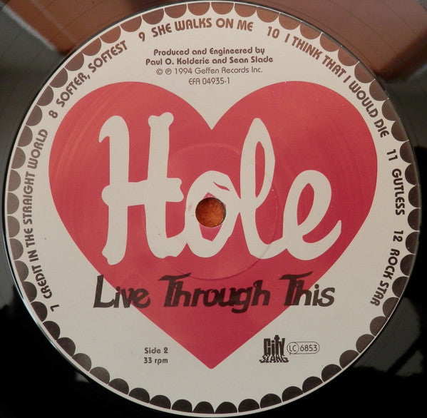 Hole (2) : Live Through This (LP, Album)