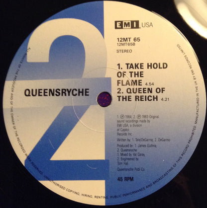 Queensrÿche : Eyes Of A Stranger (12", Single)