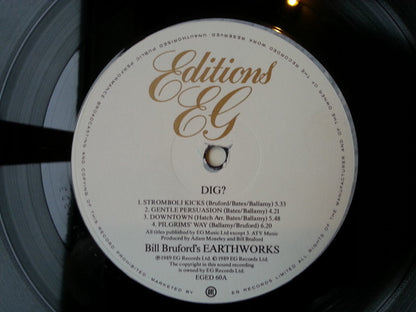 Bill Bruford's Earthworks : Dig? (LP, Album)