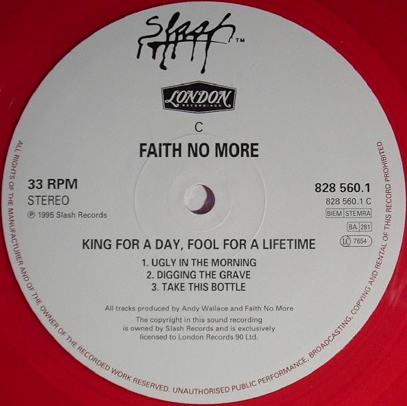 Faith No More : King For A Day Fool For A Lifetime (2xLP, Album, Ltd, Red)