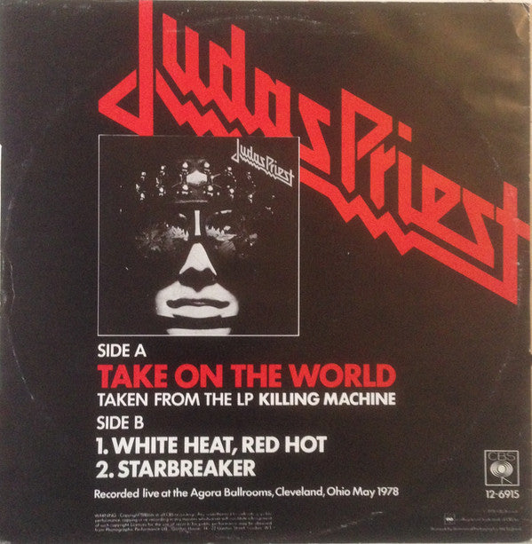 Judas Priest : Take On The World (12", Ltd)