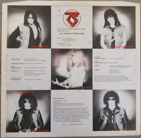 Twisted Sister : You Can't Stop Rock 'N' Roll (LP, Album)