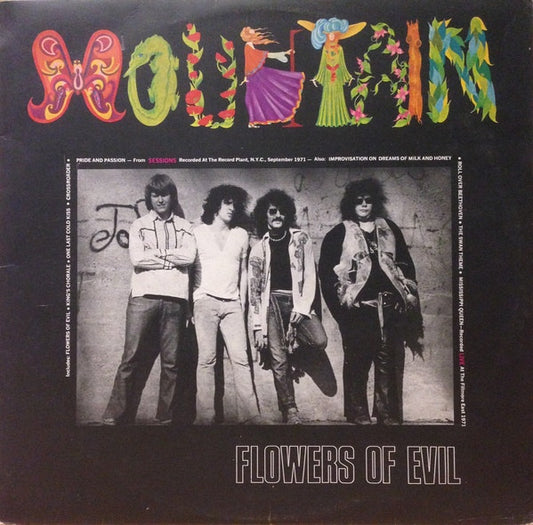 Mountain : Flowers Of Evil (LP, Album, RP)