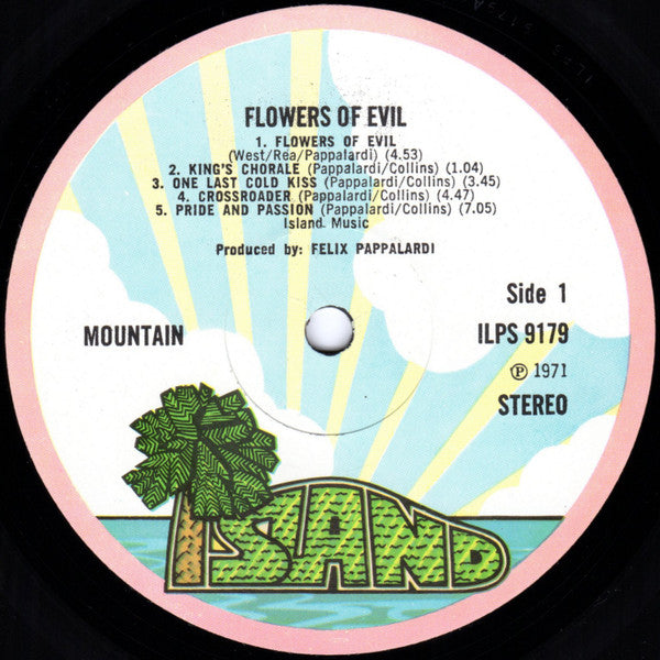 Mountain : Flowers Of Evil (LP, Album, RP)
