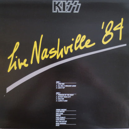 Kiss : Live Nashville 84 (LP, Unofficial, Mul)