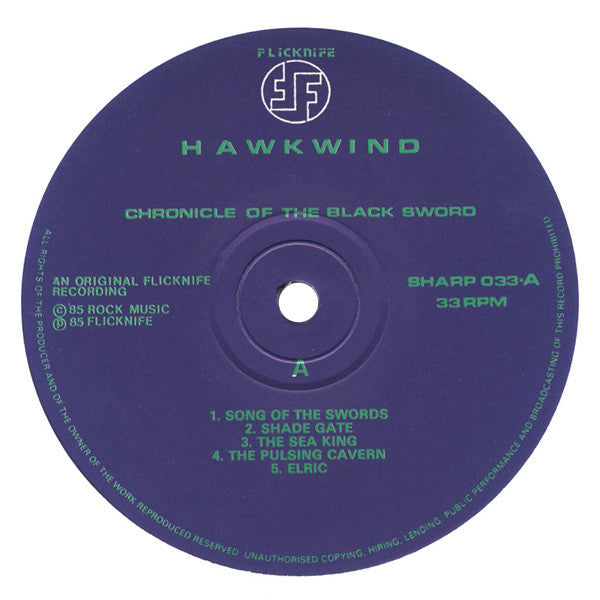 Hawkwind : The Chronicle Of The Black Sword (LP, Album)