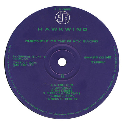 Hawkwind : The Chronicle Of The Black Sword (LP, Album)