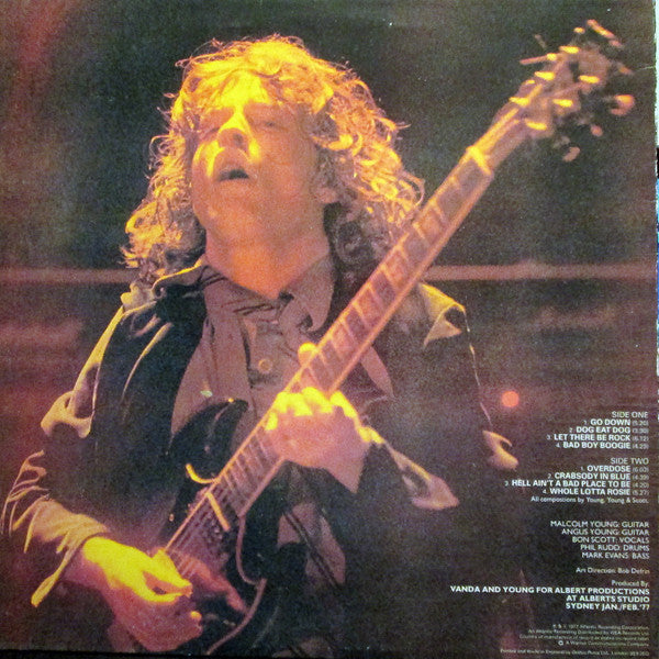 AC/DC : Let There Be Rock (LP, Album, RP)