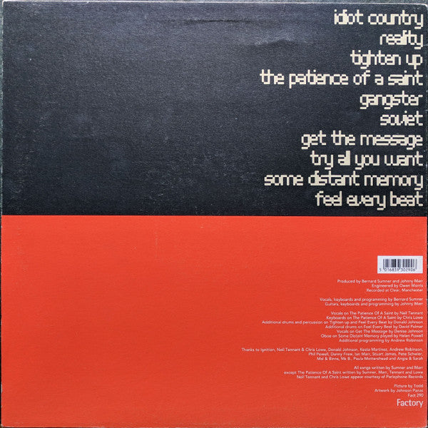 Electronic : Electronic (LP, Album)