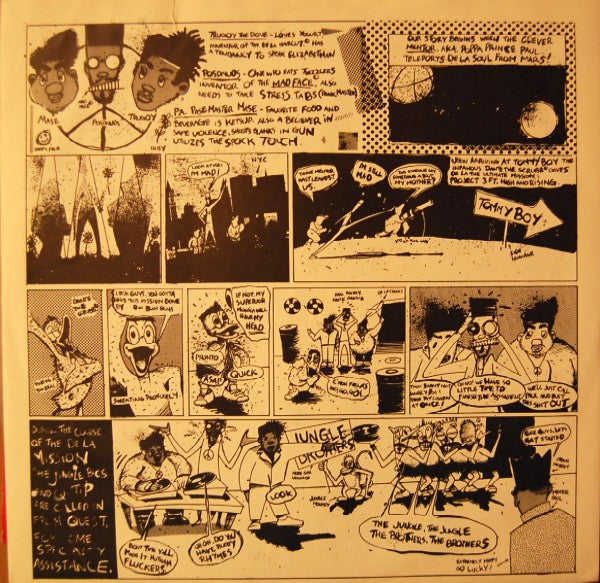De La Soul : 3 Feet High And Rising (LP, Album, Dam)
