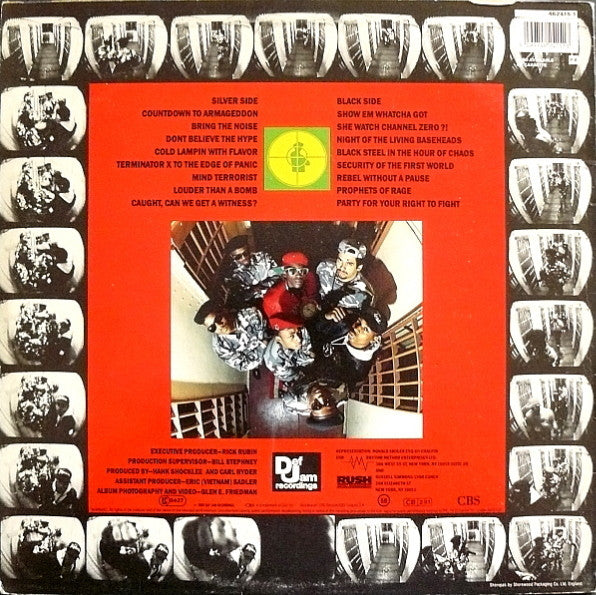 Public Enemy : It Takes A Nation Of Millions To Hold Us Back (LP, Album)