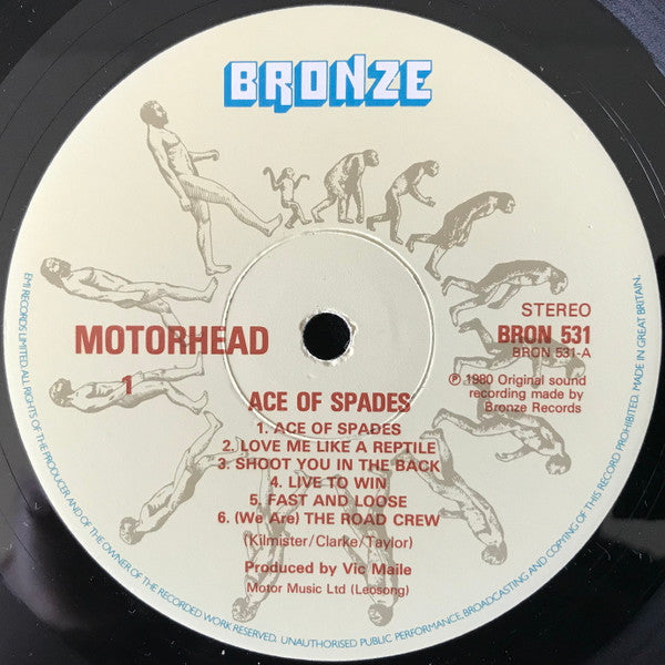 Motörhead : Ace Of Spades (LP, Album, EMI)