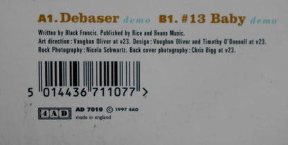 Pixies : Debaser (Demo) (7", Single)