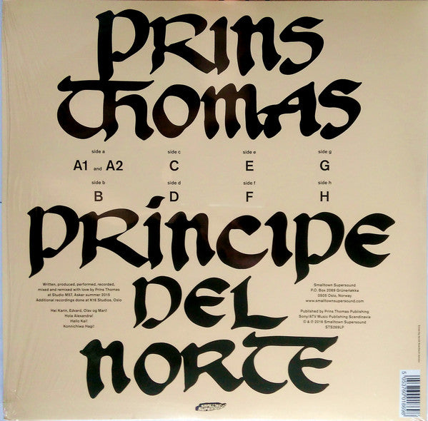 Prins Thomas : Principe Del Norte (4x12", Album + 2xCD, Album)