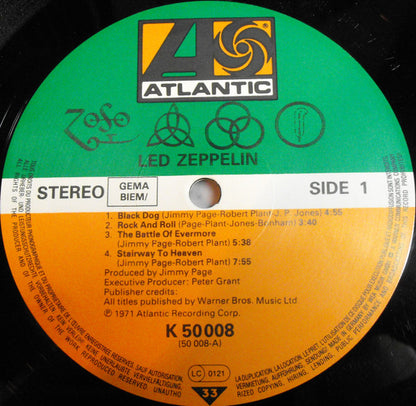 Led Zeppelin : Untitled (LP, Album, RE, Gat)