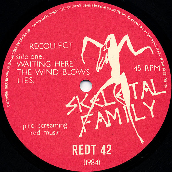 Skeletal Family : Recollect (12", MiniAlbum)