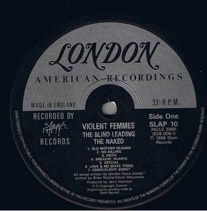 Violent Femmes : The Blind Leading The Naked (LP, Album)
