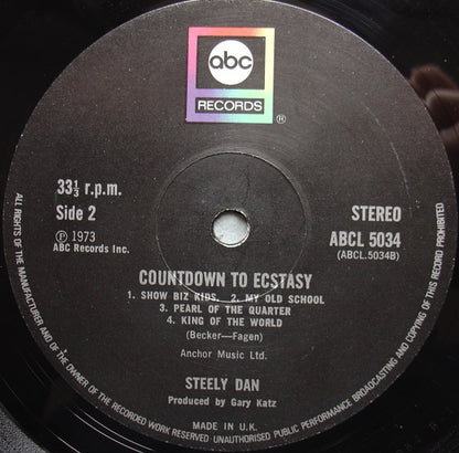 Steely Dan : Countdown To Ecstasy (LP, Album, RE, RP)