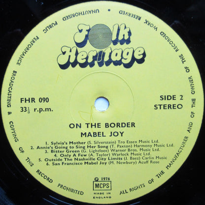 Mabel Joy (2) : On The Border (LP)