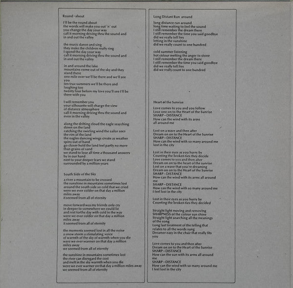 Yes : Fragile (LP, Album, RE)