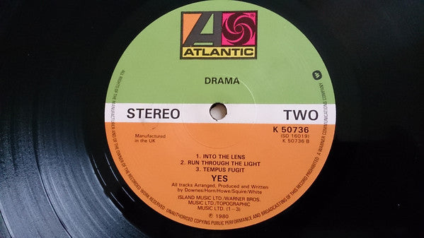 Yes : Drama (LP, Album, Gat)