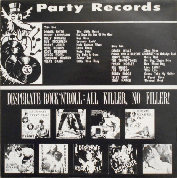 Various : Desperate Rock'n Roll Volume Ten (LP, Comp)