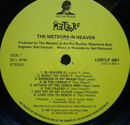 The Meteors (2) : In Heaven (LP, Album)