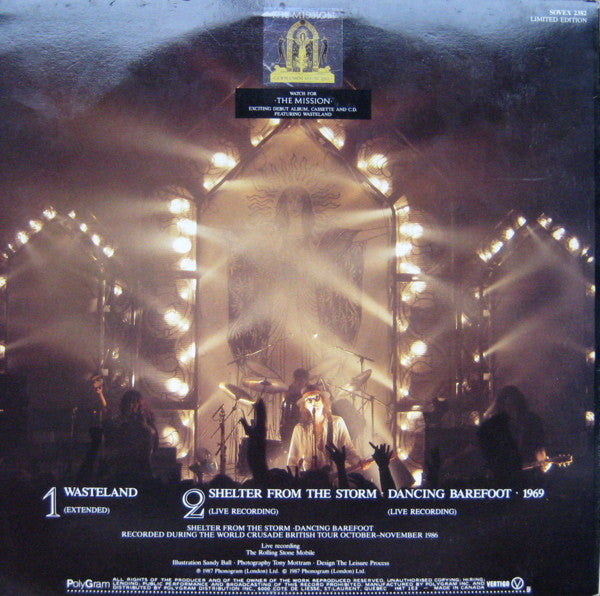 The Mission : Wasteland (12", EP, Ltd)