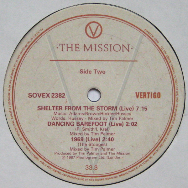 The Mission : Wasteland (12", EP, Ltd)