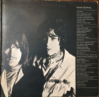 Sam Gopal : Escalator (LP, Album, Gat)