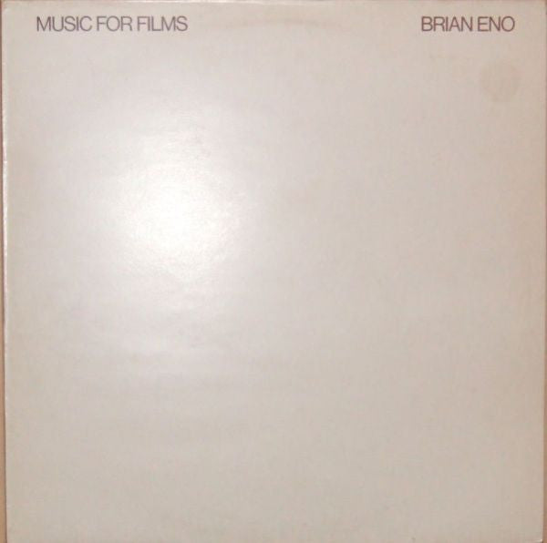 Brian Eno : Music For Films (LP, Album, RE)