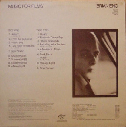 Brian Eno : Music For Films (LP, Album, RE)