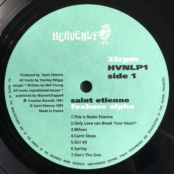Saint Etienne : Foxbase Alpha (LP, Album, MPO)